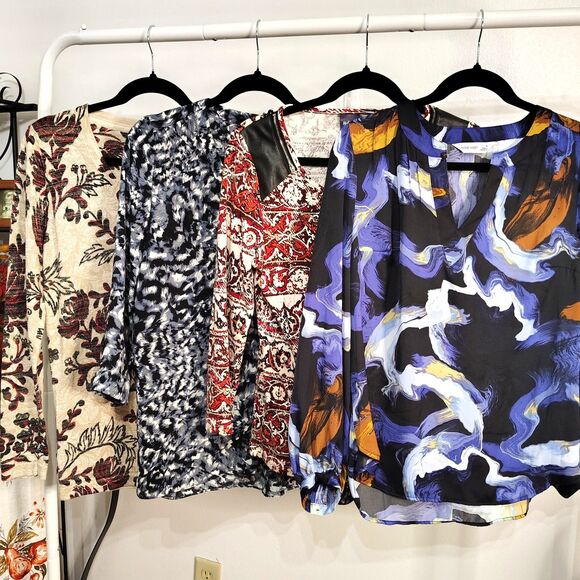 Career & Casual BUNDLE Medium Women's Fall Blouses Mixed Lot Wholesale Resellers - Picture 1 of 9